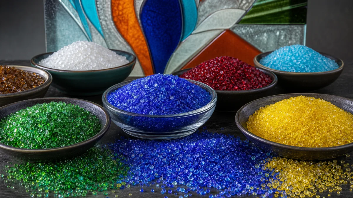 پودر شیشه رنگی چگونه باکیفیت میماند