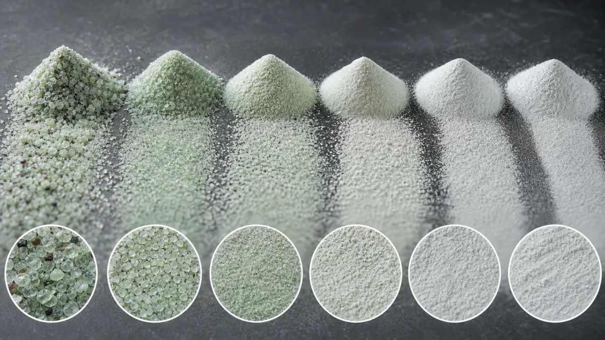 چطور پودر شیشه ضایعاتی مناسب تولید میشود؟
