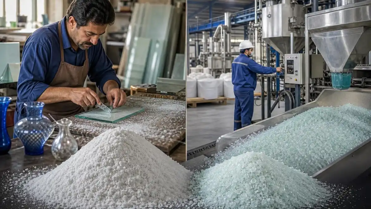 مصرفکنندگان نهایی و انتخاب پودر شیشه مناسب